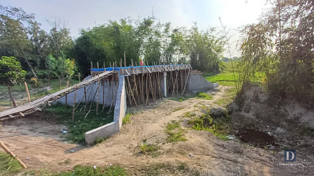 তেঁতুলিয়ায় অর্ধকোটি টাকার সেতু, কিন্তু নেই চলাচলের রাস্তা. Dhakainlight.com