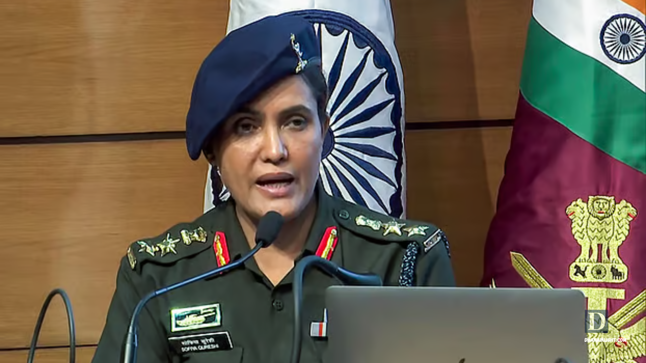 ভারতের প্রতিরক্ষা বাহিনীর মুখপাত্র হিসেবে আলোচনায় কর্নেল সোফিয়া কুরেশি. Dhakainlight.com