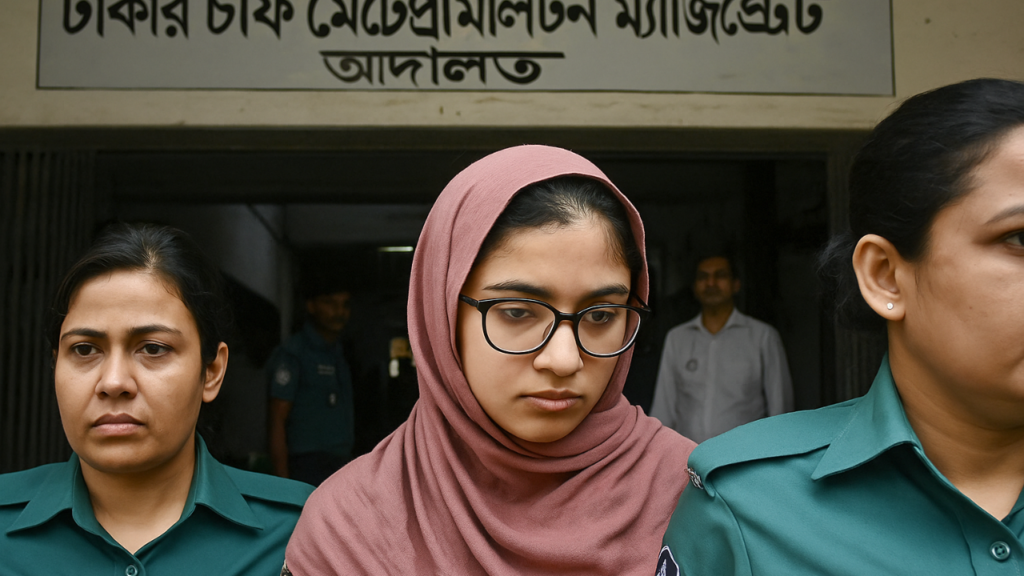 জাহিদুল হত্যা মামলা: গ্রেপ্তার ফারিয়া হক তিন দিনের রিমান্ডে,. Dhakainlight.com