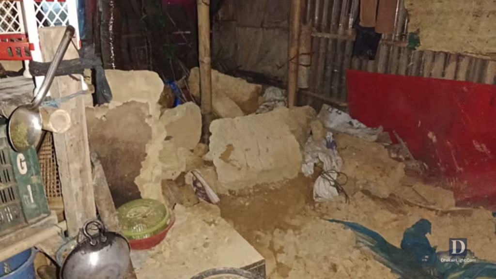 উখিয়ায় মাটির দেয়াল ধসে রোহিঙ্গা তরুণের মৃত্যু